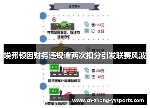 埃弗顿因财务违规遭两次扣分引发联赛风波 埃弗顿因财务违规遭两次扣分引发联赛风波