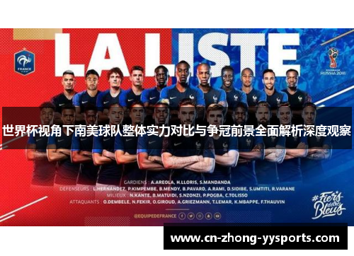 世界杯视角下南美球队整体实力对比与争冠前景全面解析深度观察 世界杯视角下南美球队整体实力对比与争冠前景全面解析深度观察